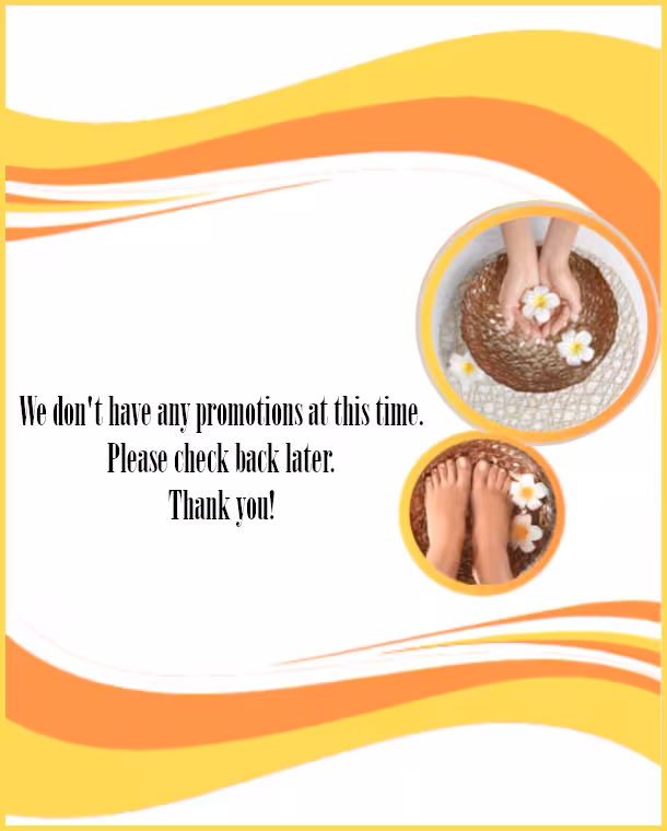 No promotion at this time. Please check back later. Thank you